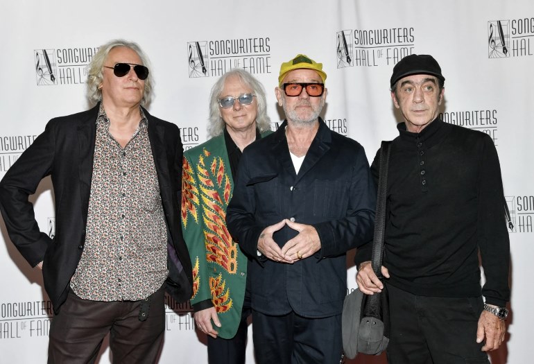 R.E.M. at the Songwriters Hall of Fame Induction Ceremony.